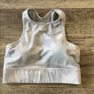 Nike camo sports bra